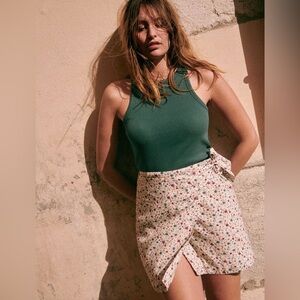 Sézane Lola Wrap Skirt NWOT Song of Summer 40/8